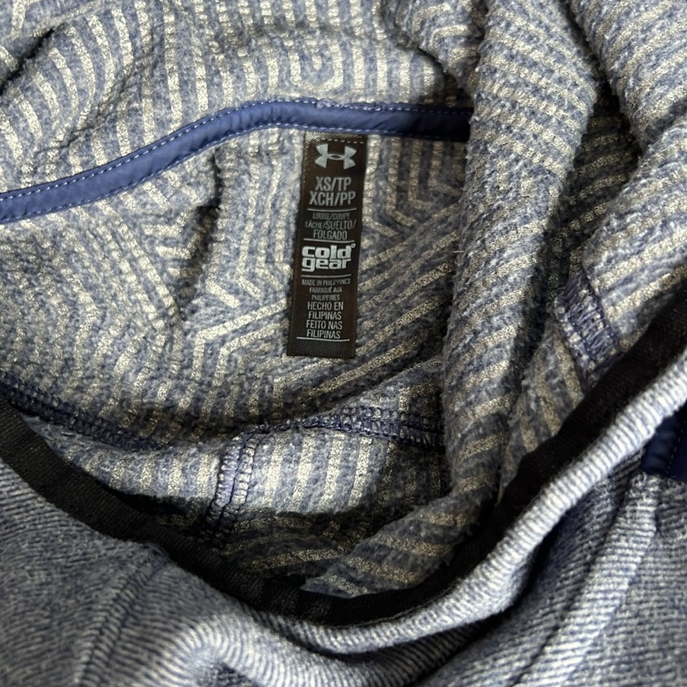 UA Coldgear Infrared Fleece Pullover Popover Women’s Hoodie with Pockets - Picture 9 of 13